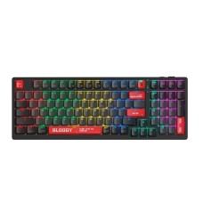 A4tech Bloody WS98 Tri Mode RGB Hot Swap (BLMS Red Switch) Sports Red Mechanical Gaming Keyboard